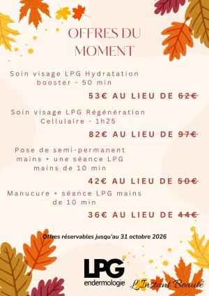Offre de rentrée LPG