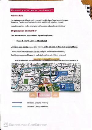 INFOS Travaux